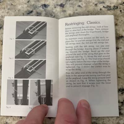 Takamine Owners Manual & Warranty Card 1990 image 5