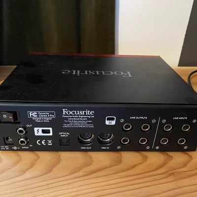 Focusrite Clarett 4Pre Thunderbolt Audio Interface 2010s - Red image 3