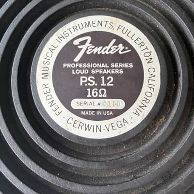 Cerwin-Vega PS-12 1960-1970 - Orange/Black image 1