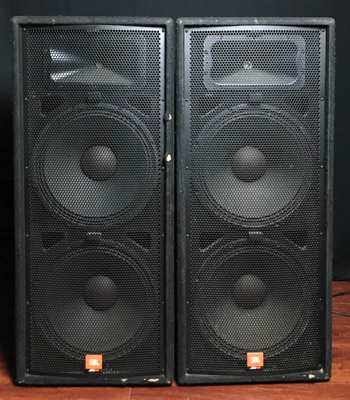 JBL JRX 125 Dual 15" Passive Speaker Cabinet 2-way/3-way PA Columns image 1