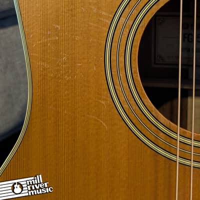 Yamaha FG-580 Acoustic Guitar – Natural – Nippon Gakki Japan – Includes Original Chipboard Case – Used Very Good image 11