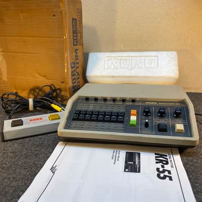 Korg KR-55 Rhythm 55 1970s - Cream image 12