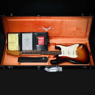 Fender Custom Shop Artisan Korina Stratocaster NOS- Chocolate 3 Tone Sunburst 2025 (CZ581236) image 5