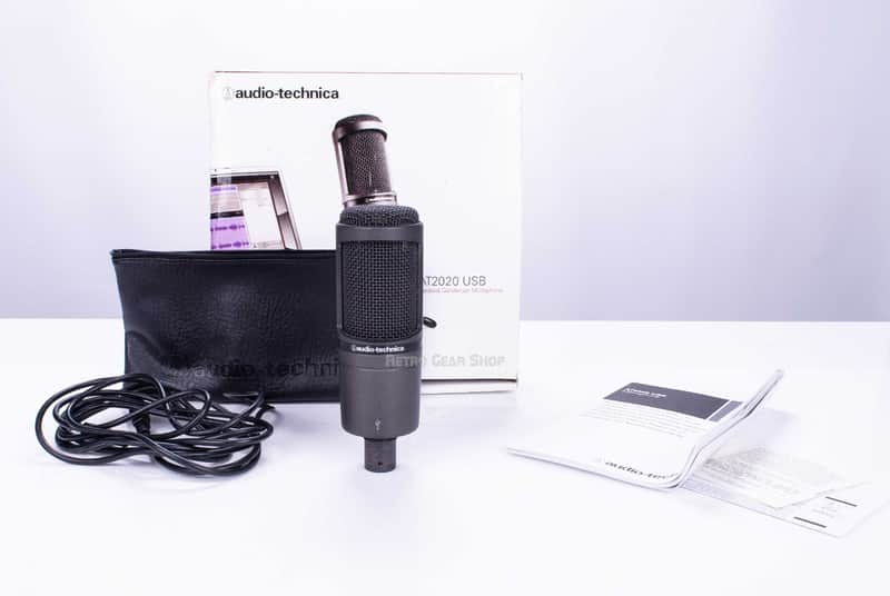 Audio Technica AT2020 Cardioid Condenser Microphone Mic image 1