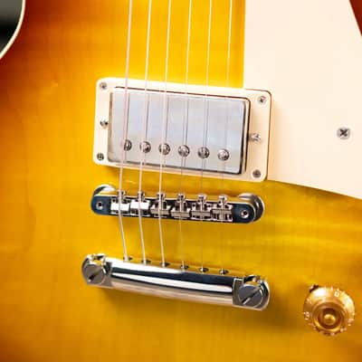 Gibson Les Paul Standard 50s Figured Electric Guitar - Iced Tea with Hardshell Case image 9