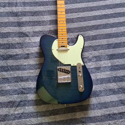 Eart NK-C1 Blue Tele Style Electric Guitar image 1