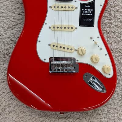 Mint Fender Player II Stratocaster, Rosewood Fingerboard, Coral Red Finish - MIM image 8
