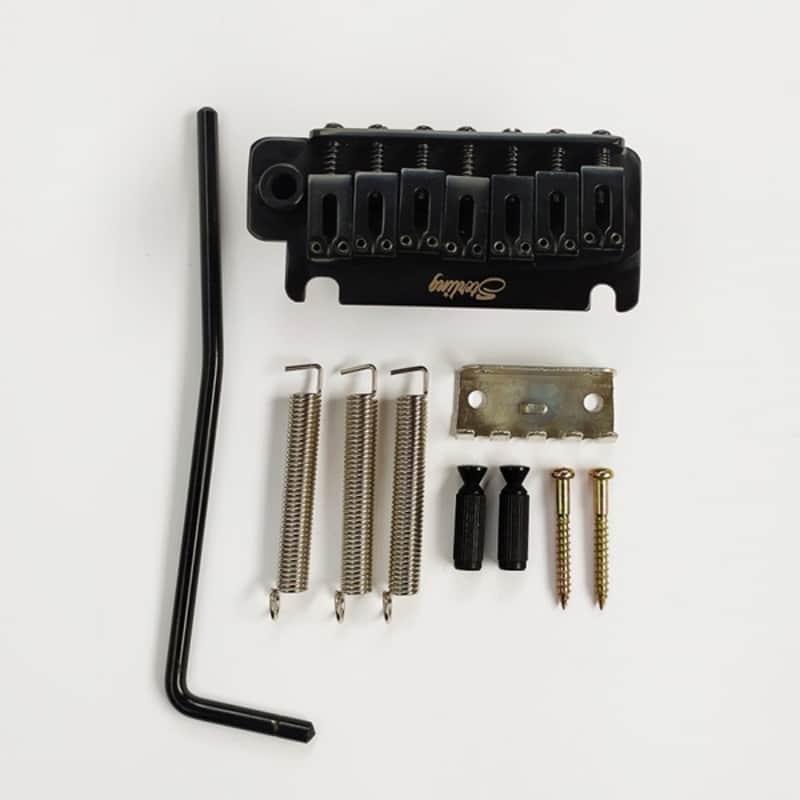Sterling By Music Man Designed 7 String Tremolo Bridge - Black | Music Man JP stock bridge | Expedited Delivery Included | image 1