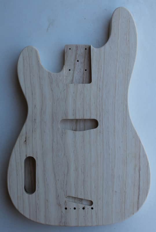 AMERICAN MADE '51 PBASS VINTAGE STYLE BODY - LH - SWAMP ASH 387 image 1