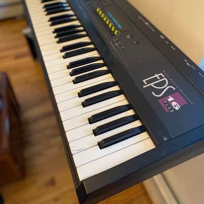 Vintage Ensoniq EPS-16 Analog/Digital Sampling Keyboard w/ Floppy Disks (1990s)