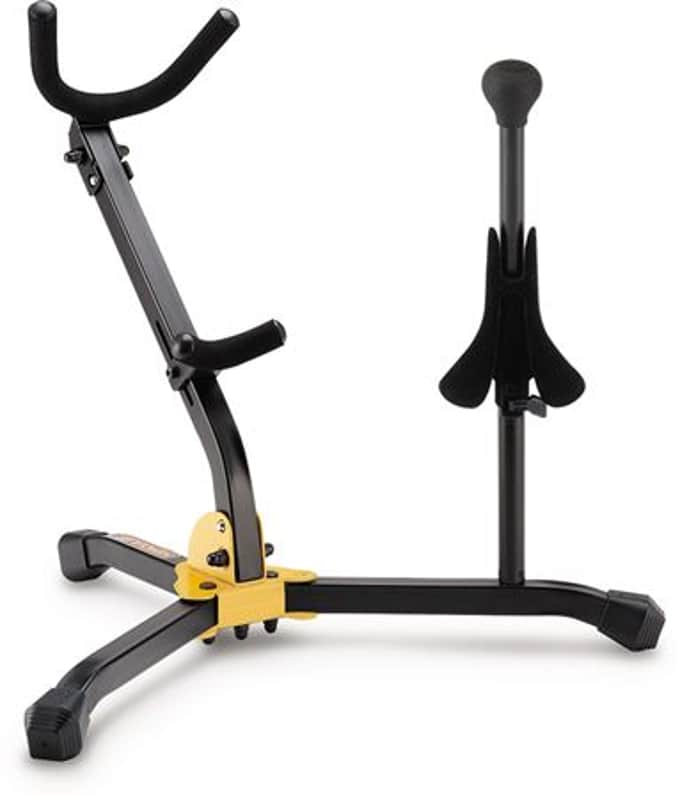Hercules DS533BB Alto/Tenor and Soprano Saxophone Stand with Bag image 1