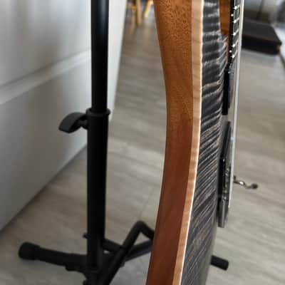 PRS Custom 24 Wood Library 2021 - Charcoal Satin Torrefied Maple Neck Brazilian Rosewood Fretboard image 14