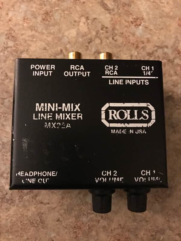 Rolls MX22A Mini Line Mixer Black image 1