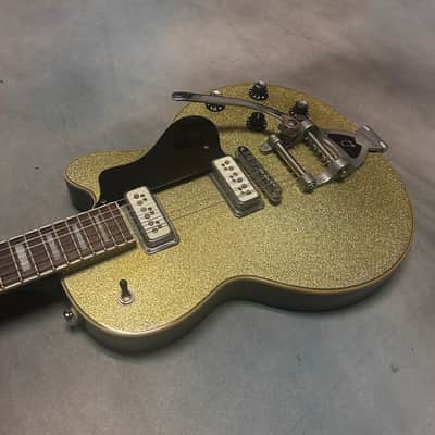 1999 Guild DeArmond M-75T w/Bigsby Champagne Sparkle w/OHSC image 10