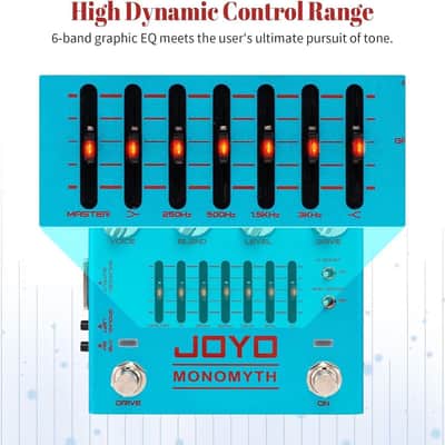 Brand New Joyo R-26 Bass Guitar Pedals Overdrive Amp Simulator Effect Pedal EQ Noise Reduction w/Free 9v Power Supply image 3