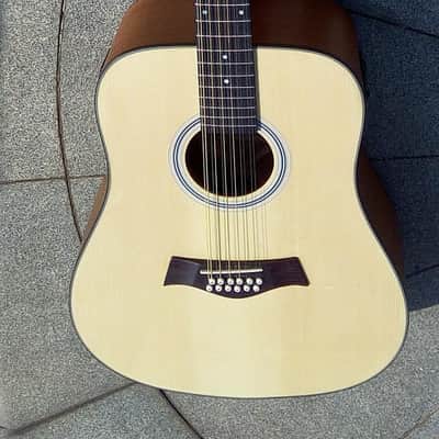 12 String / 6 String Double Neck, Acoustic Electric Busuyi Guitar - 2016 image 3