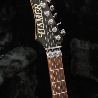 1993 Hamer USA Diablo - Translucent Red w/Original Hardshell Case image 4