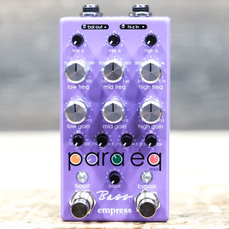 Empress Effects Bass ParaEQ Studio Grade Parametric Equalizer / Boost Effect Pedal image 1