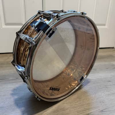 Tama Hand Hammered 14in Snare 1990 - Bronze/Brass image 9