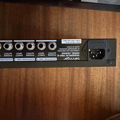 Behringer Powerplay Pro-8 HA8000 8-Channel Headphone Amplifier 2010s - Black / Silver image 4