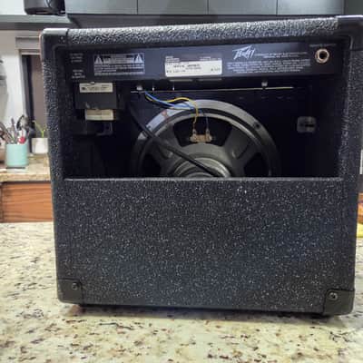 Peavey Audition 110 25-Watt 1x10" Guitar Combo 1980s - Black with Blue Stripe image 4