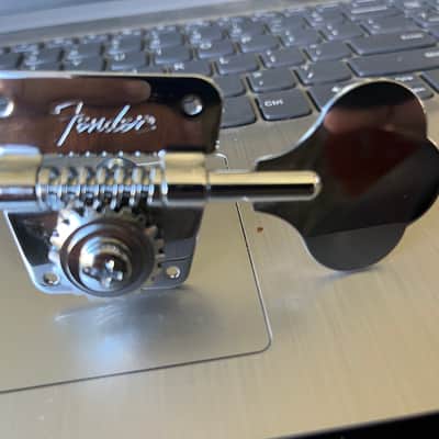 Pure Vintage  Genuine Fender Jazz bass P bass  Tuner (1)   Chrome image 1
