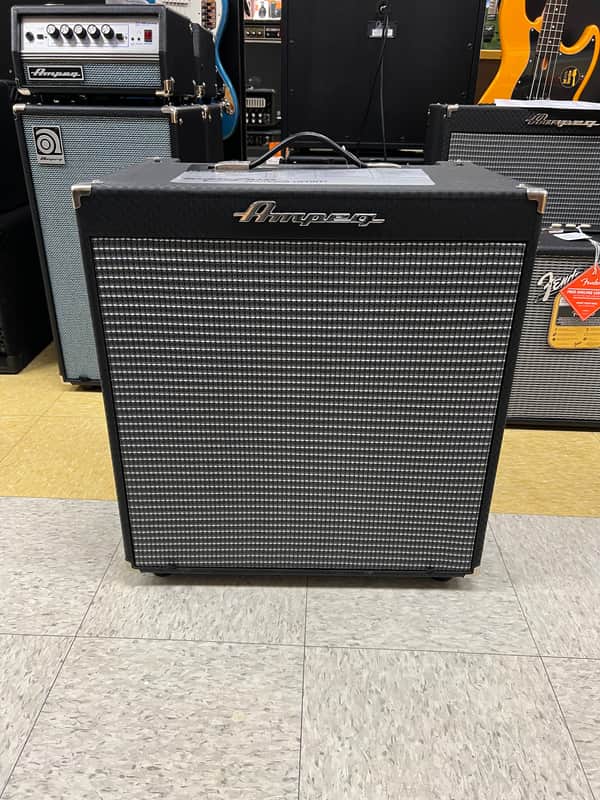 Ampeg RB-115 Rocket Bass 200-Watt 1x15" Bass Combo - Blue Check image 1