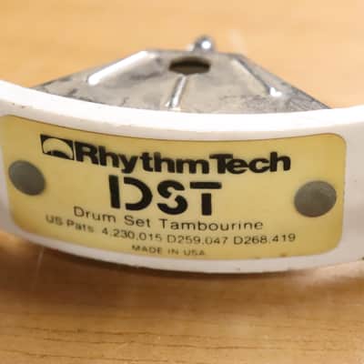 RhythmTech DST White Mountable Tambourine image 2