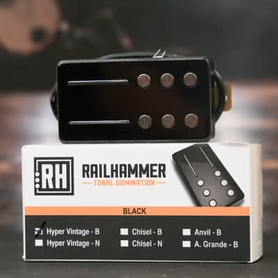 RAILHAMMER Hyper Vintage Bridge Black Humbucker Pickup
