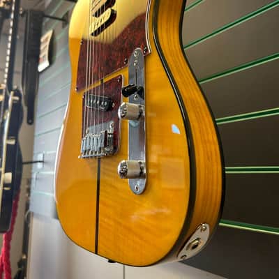 Harley Benton TE-80 NT Deluxe Series Natural Electric Guitar image 4