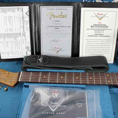 Fender Custom Shop Limited Edition Bow Tie Telecaster 2026 Aged Firemist Gold image 14