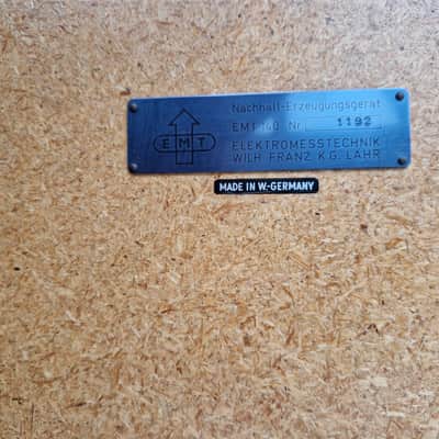 EMT 140 Stereo Plate Reverb, Transistor image 3