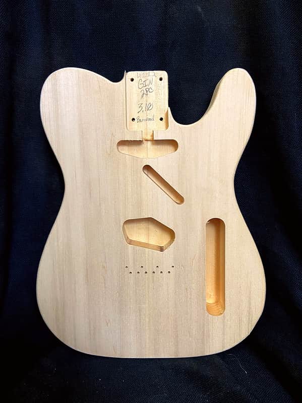 Guitar Mill T-Style Body / 2 pc. Basswood / 3 lbs. 10 oz. (#GIN-4112) image 1