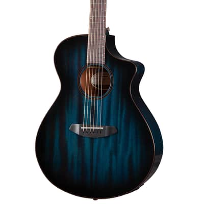 Breedlove Rainforest S Concert Papillon CE - African Mahogany w/ Hard Case image 3