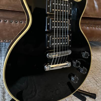 1977 Greco EG800PB Vintage 3 Pickup Custom Black Beauty Frampton Phenix, Japan Fujigen image 4