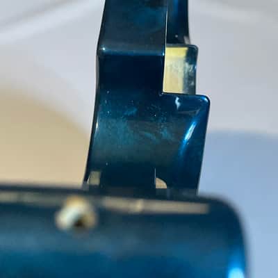 2000's Japan Jackson DKMG Dinky Cobalt Blue Swirl Guitar Body Floyd Ready image 20