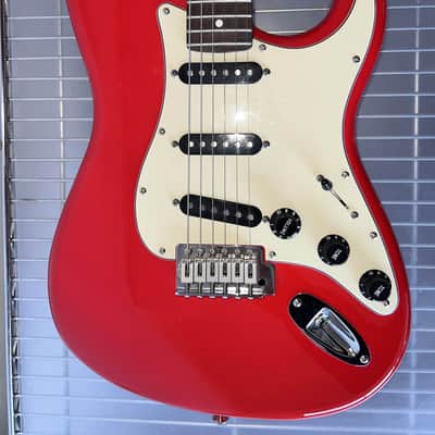 Fender REaD Partscaster parts guitar Strat Stratocaster  - Red electric guitar image 1