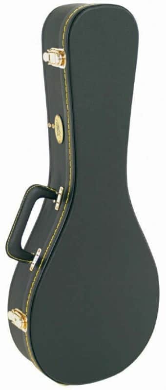MBT Wood Hardshell Mandolin Case - Black Tolex Finish - MBTMANWBK image 1