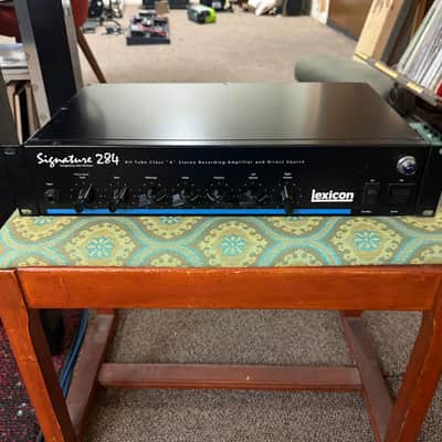Lexicon Signature 284 All Tube Class A Stereo Recording Amplifier and Direct Source Late 1990s - Black image 3