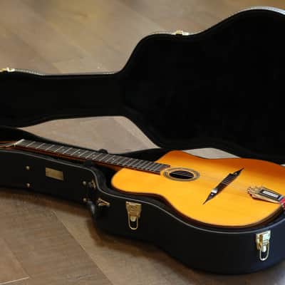 Dell’Arte Jimmy Rosenberg Signature Natural Acoustic/ Electric Gypsy Jazz Guitar + Case image 20