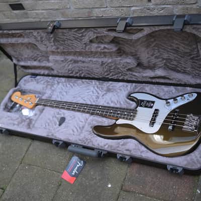 Fender American Ultra II Jazz Bass® - Texas Tea image 14