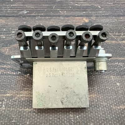 80s Floyd Rose Made in Germany Tremolo Bridge Chrome image 6
