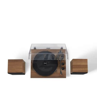 Crosley C62C 2 Speed Bluetooth Turntable Record Player with Built-in Speakers, Walnut-NEW image 12