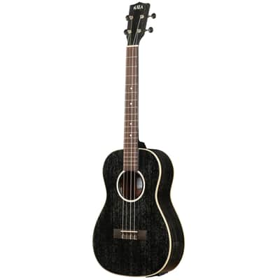 Kala Salt & Pepper Doghair Mahogany Electro Baritone Ukulele KA-SDH-BE image 3