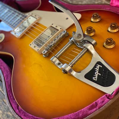 Gibson Les Paul Custom Shop Historic 1958 Reissue with Bigsby (R8) Iced Tea Burst 2012 LPR8 image 5