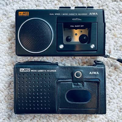 [RARE] AIWA TP-M12 Micro Cassette Corder, Excellent Looking ! For Display or Repair ! image 1