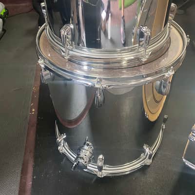 Q Drum Co. Chrome Over Maple Custom Drum Set (24x16", 13x9", 16x16") image 6