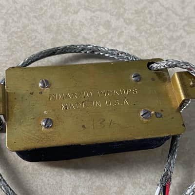 Early 1970s DiMarzio Dual Sound 4 Wire Humbucker Pickup 13K Super Distortion image 4