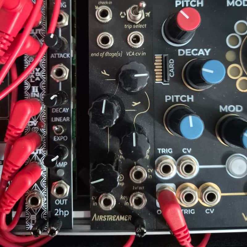 2019 – 2021 Endorphin.es Airstreamer Eurorack Synth Module Black