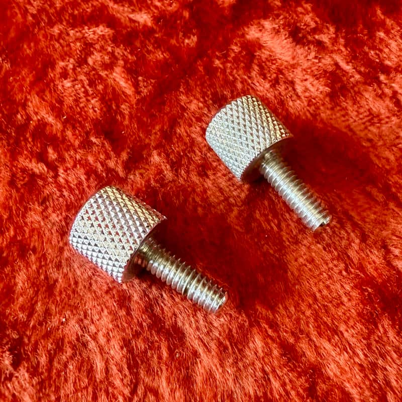 Fender Piggyback amp thumb screws 1960’s - Chrome bassman bandmaster tremolux showman original vintage USA image 1
